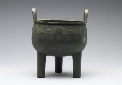 图片[3]-Ding cauldron with whorl and kui-dragon pattern, late Shang to early Western Zhou period, c. 12th-10th century BCE-China Archive